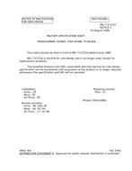 MIL MIL-T-27/154 Notice 2 - Inactivation