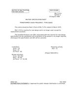 MIL MIL-T-27/4 Notice 3 - Inactivation