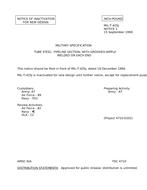 MIL MIL-T-425J Notice 1 - Inactivation