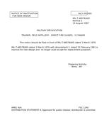 MIL MIL-T-48578 Notice 1 - Inactivation
