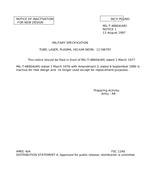 MIL MIL-T-48604 Notice 1 - Inactivation