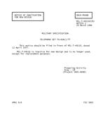 MIL MIL-T-49110 Notice 1 - Inactivation