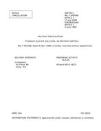 MIL MIL-T-50059B Notice 2 - Cancellation