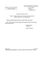 MIL MIL-T-62087E Notice 1 – Inactivation MIL MIL-T-62087E Notice 1 - Inactivation