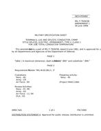MIL MIL-T-7928/5B Amendment 1