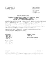 MIL MIL-T-7928/5B Notice 1 - Cancellation