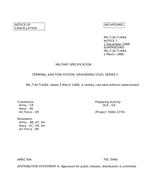 MIL MIL-T-81714/64 Notice 1 - Cancellation