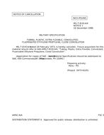 MIL MIL-T-81914/4 Notice 1 - Cancellation