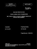 MIL MIL-T-83813 Notice 1 - Cancellation
