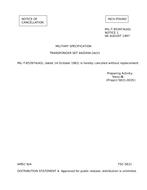 MIL MIL-T-85397A Notice 1 - Cancellation