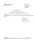 MIL MIL-T-85476 Notice 1 - Inactivation