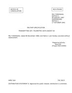 MIL MIL-T-85650 Notice 2 - Cancellation