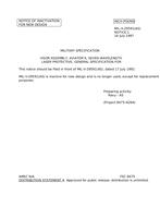 MIL MIL-V-29591 Notice 1 – Inactivation MIL MIL-V-29591 Notice 1 - Inactivation
