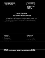 MIL MIL-V-87255 Notice 1 - Inactivation