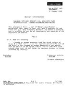 MIL MIL-W-50987 Amendment 1