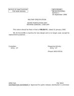 MIL MIL-W-53122 Notice 1 - Inactivation