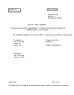 MIL MIL-W-80110C Notice 1 – Cancellation MIL MIL-W-80110C Notice 1 - Cancellation