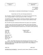 MIL MIL-STD-6004 Notice 3 - Revision