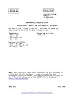 MIL MIL-PRF-27/318C Notice 1 - Validation 1