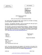 MIL MIL-HDBK-1941 Notice 1 - Cancellation