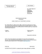 MIL MIL-HDBK-62624 Notice 2 - Inactivation