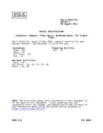 MIL MIL-C-83522/3G Notice 1 – Validation MIL MIL-C-83522/3G Notice 1 - Validation