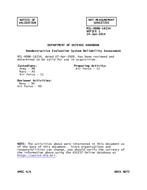 MIL MIL-HDBK-1823A Notice 1 – Validation MIL MIL-HDBK-1823A Notice 1 - Validation