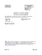 MIL MIL-HDBK-189C Notice 1 - Validation