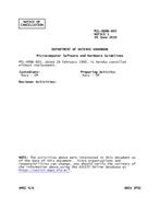 MIL MIL-HDBK-805 Notice 1 – Cancellation MIL MIL-HDBK-805 Notice 1 - Cancellation