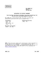 MIL MIL-HDBK-814 Notice 1 – Validation MIL MIL-HDBK-814 Notice 1 - Validation