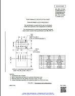 MIL MIL-PRF-27/165E Amendment 1 (amendment incorporated)