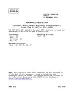 MIL MIL-PRF-39014/20E Notice 1 - Validation