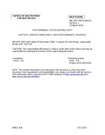 MIL MIL-PRF-49471/4A Notice 1 – Inactivation MIL MIL-PRF-49471/4A Notice 1 - Inactivation