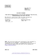 MIL MIL-STD-1773 Notice 2 – Validation 1 MIL MIL-STD-1773 Notice 2 - Validation 1