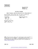 MIL MIL-STD-449D Notice 2 - Validation