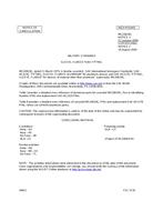 MIL MS20819G Notice 3 - Cancellation