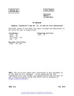 MIL MS27147D Notice 1 - Validation