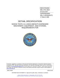 MIL MIL-DTL-901E