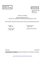 MIL MIL-STD-186F Notice 1 - Cancellation