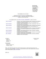 MIL MIL-PRF-39018G Supplement 1A