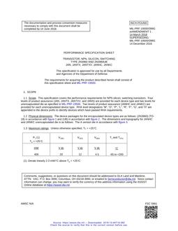 MIL MIL-PRF-19500/399G Amendment 1