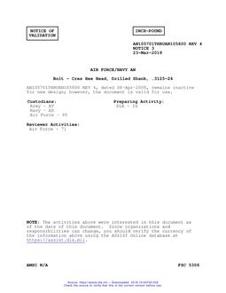 MIL AN105701THRUAN105800-4 Notice 3 - Validation 2
