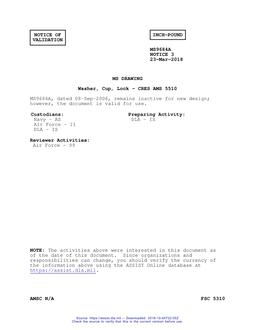 MIL MS9684A Notice 3 - Validation 3