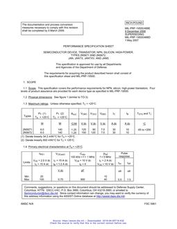 MIL MIL-PRF-19500/488E MIL MIL-PRF-19500/488E
