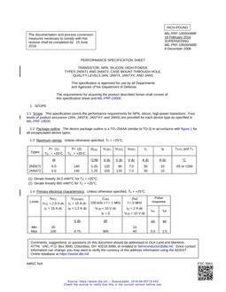 MIL MIL-PRF-19500/488F MIL MIL-PRF-19500/488F