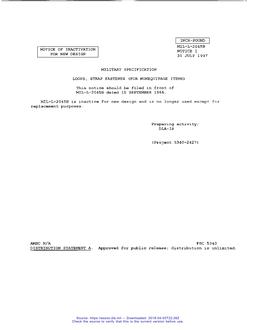 MIL MIL-L-2045B Notice 1 - Inactivation