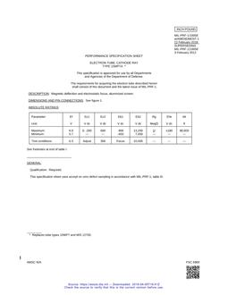 MIL MIL-PRF-1/1005E Amendment 1