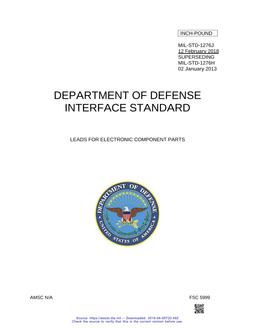 MIL MIL-STD-1276J