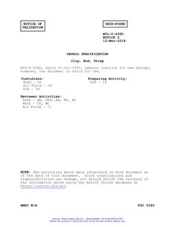 MIL MIL-C-496D Notice 2 - Validation 2