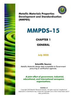 MMPDS MMPDS-15 Chapter 1